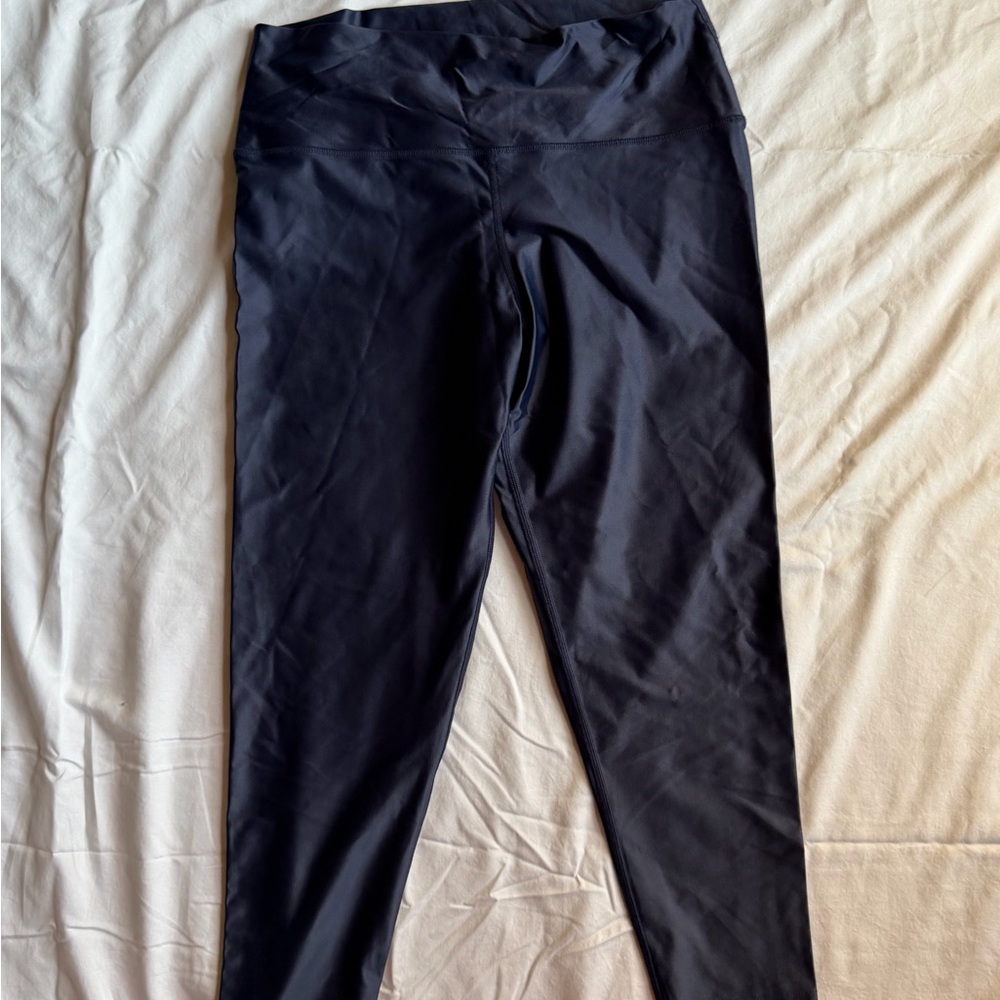 Liquid Navy High-Waisted Leggings